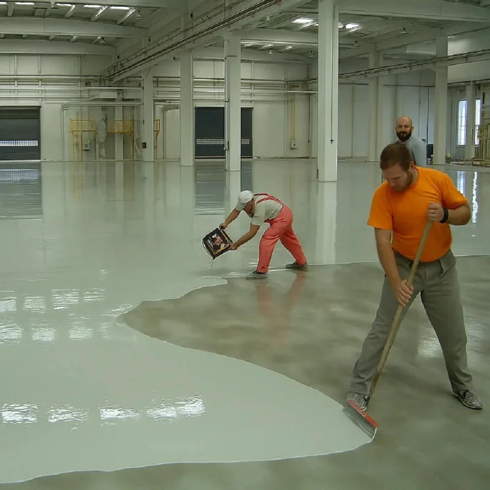 Commercial Floor Self-Leveling