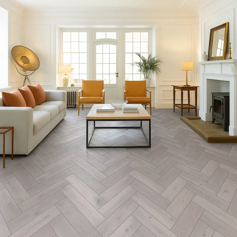 Residential Herringbone Flooring